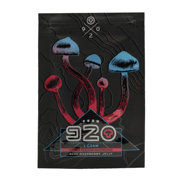 Room 920 - Blue Raspberry Jelly - 1 Gram (Golden Teacher Mushrooms) | Shroom Gummies Canada
