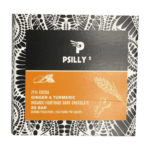 Psilly - Dark Chocolate Bar - Ginger & Turmeric | Shroom Gummies Canada
