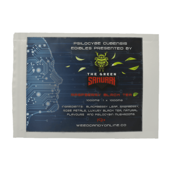 The Green Samurai - Raspberry Black Tea - 1000mg | Shroom Gummies Canada