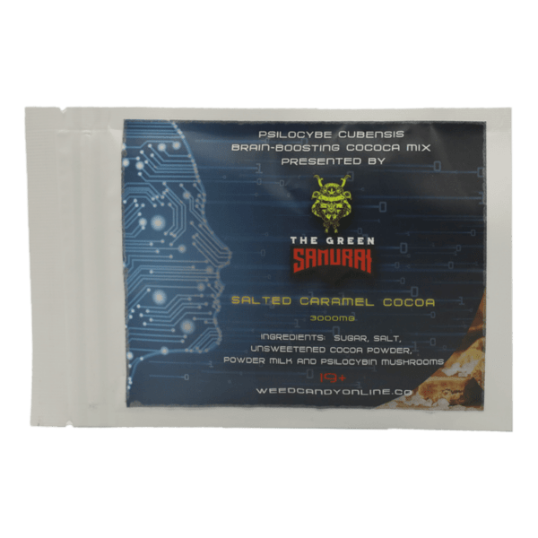 The Green Samurai - Salted Caramel Cocoa - 1g or 3g | Shroom Gummies Canada