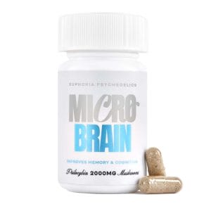 Euphoria Psychedelics – Micro Brain Capsules - (100mg X 20 Capsules) | Shroom Gummies Canada