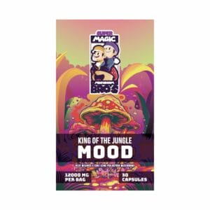 Super Magic Mushroom Bro’s - King of the Jungle MOOD - 400MG Capsules | Shroom Gummies Canada